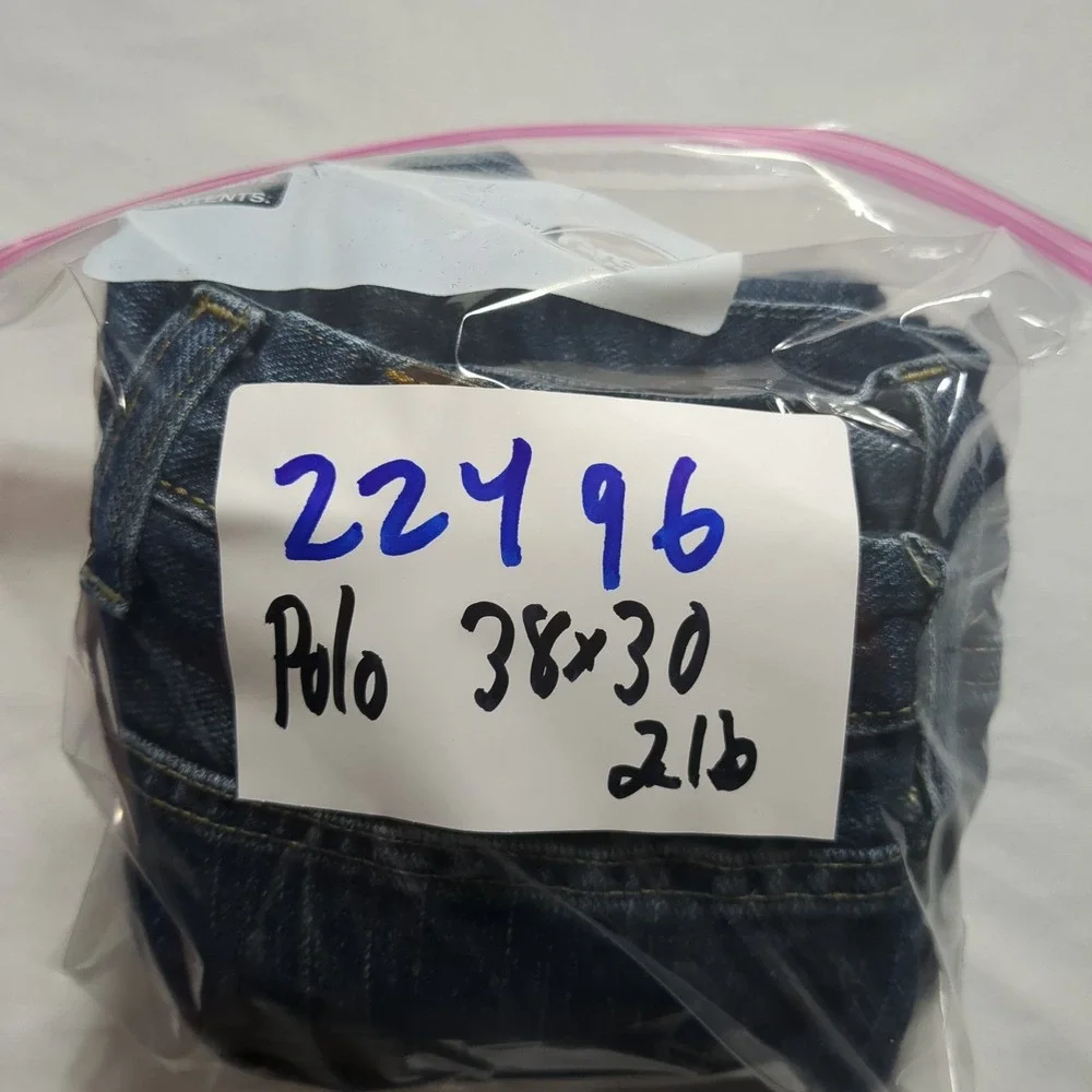 Polo Ralph Lauren Cortlandt 300 Jeans Mens‎ 38x30 Dark Wash Blue Straight Leg
